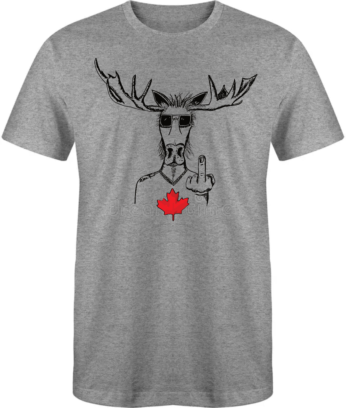 Grey Canada Moose - Finger